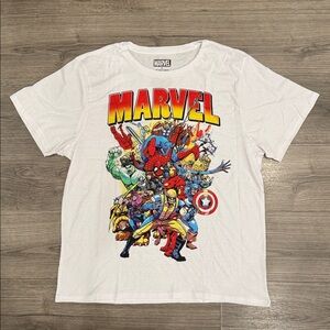 Marvel Avengers X-Men Fantastic Four 4 Tee Men’s Size Extra Large